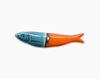 Ceramic Sardine, Colourful Sardine, Home Decoration, Wall Decoration | Lloreta®