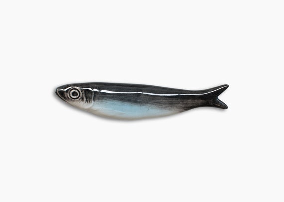 Handcrafted Ceramic Sardine Decoration
