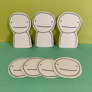 Dream Smiley Face Vinyl Sticker Die Cut Minecraft Sticker Set | Etsy ...