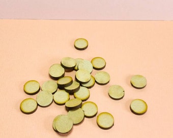 Round Wooden Earring Blanks, 15mm Lasercut Circle Wood Chips for Jewelry making
