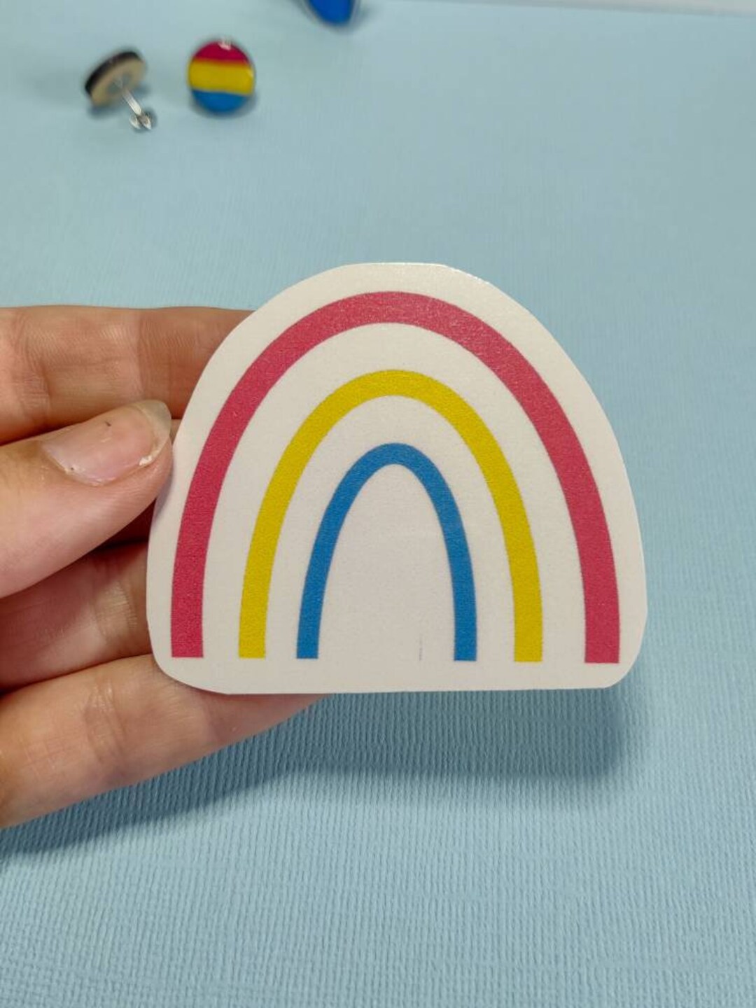 Pride Rainbow Flag Stickers, Die Cut LGBTQ+ Vinyl Sticker - Etsy