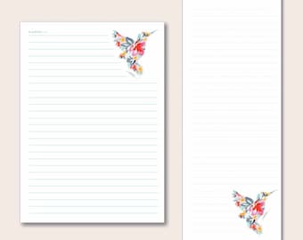 Hummingbird Notepad Bundle