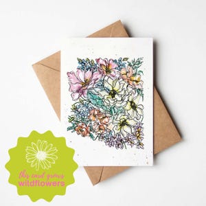 Carte de voeux à planter en Arizona