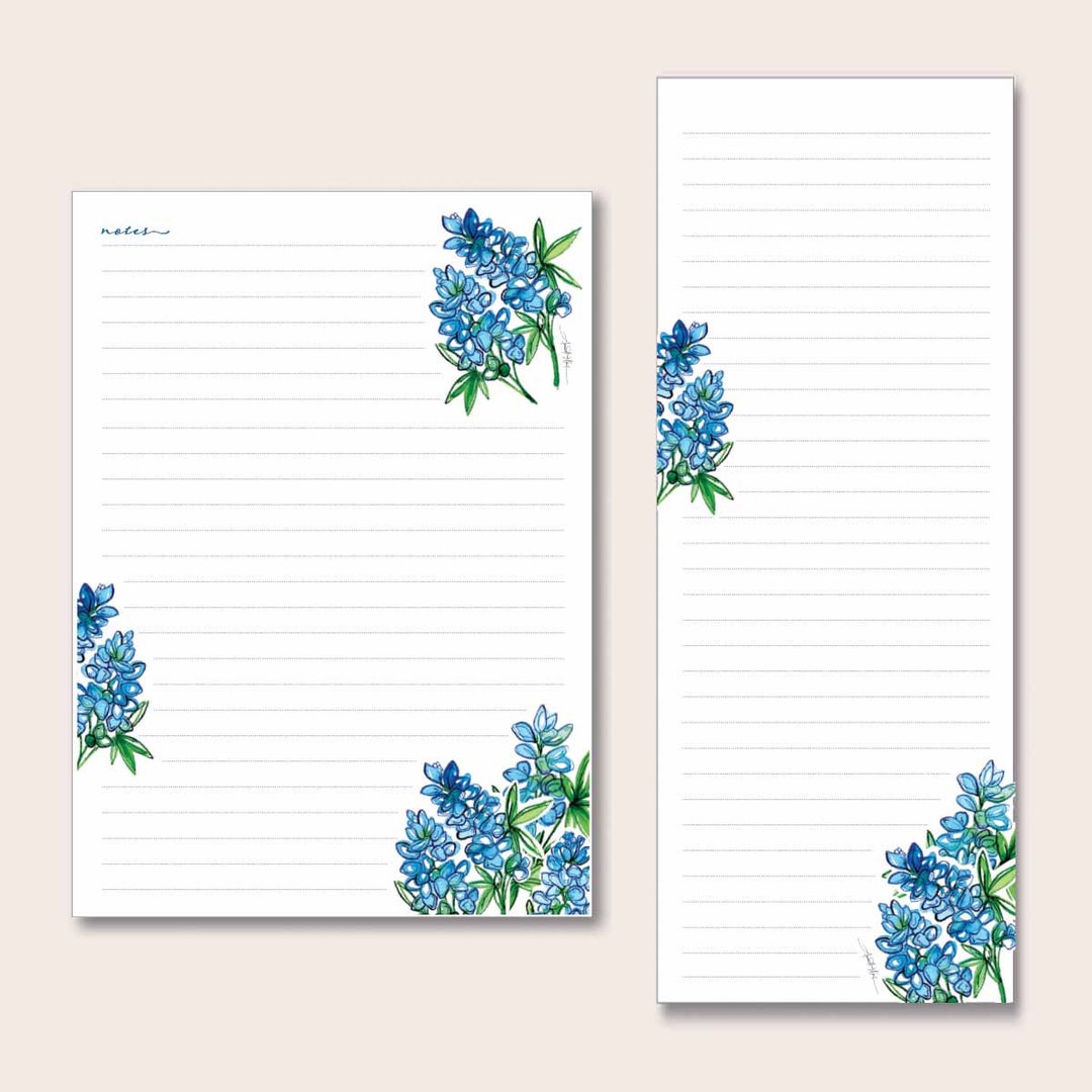 Bluebonnet Notepad Bundle - Etsy