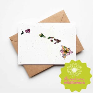 Carte de voeux à planter à Hawaï