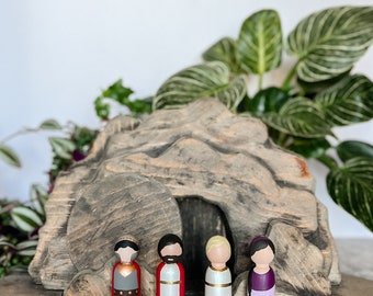 Interactive Easter Scene SET / Crèche / Christ's Resurrection Tomb