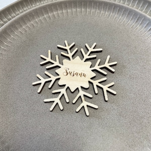 Itenga 24x Tischkarten Wichtel Motiv - Weihnachtliche Platzkarten 55x85mm