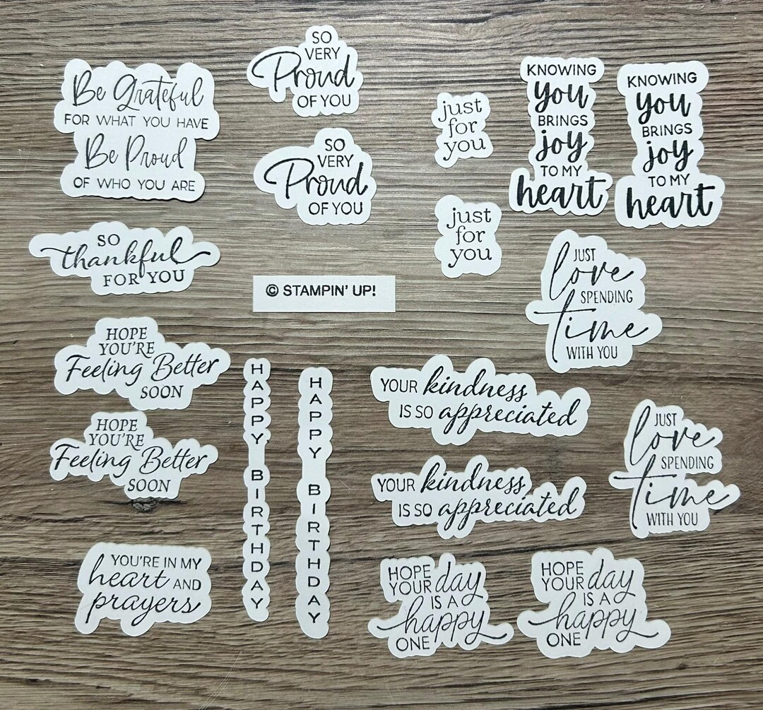 SVG and Scanncut Cut Files for so Sincere Sentiments - Etsy