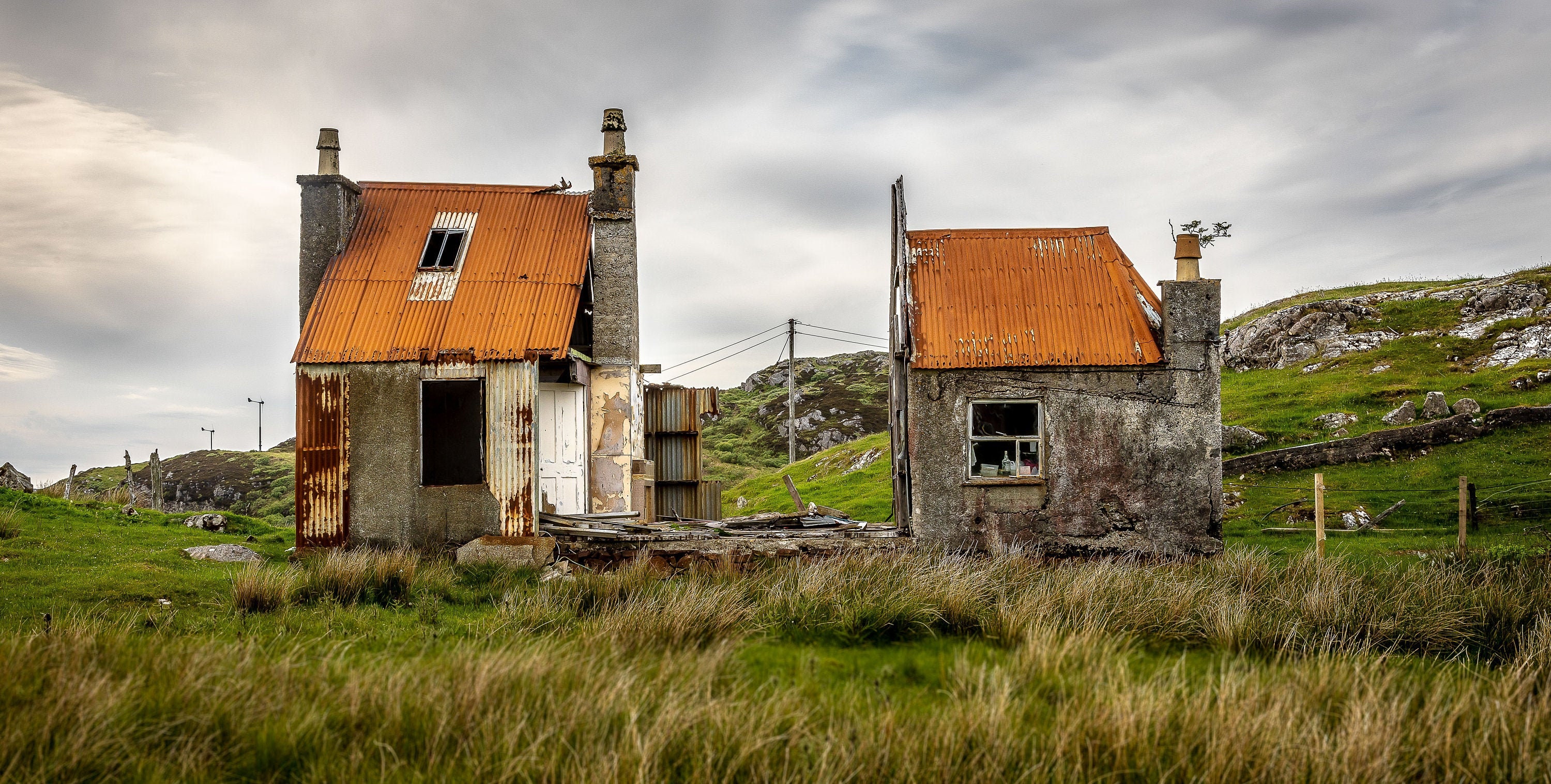 Half a House Cromore Isle of Lewis Outer Hebrides Scotland Etsy
