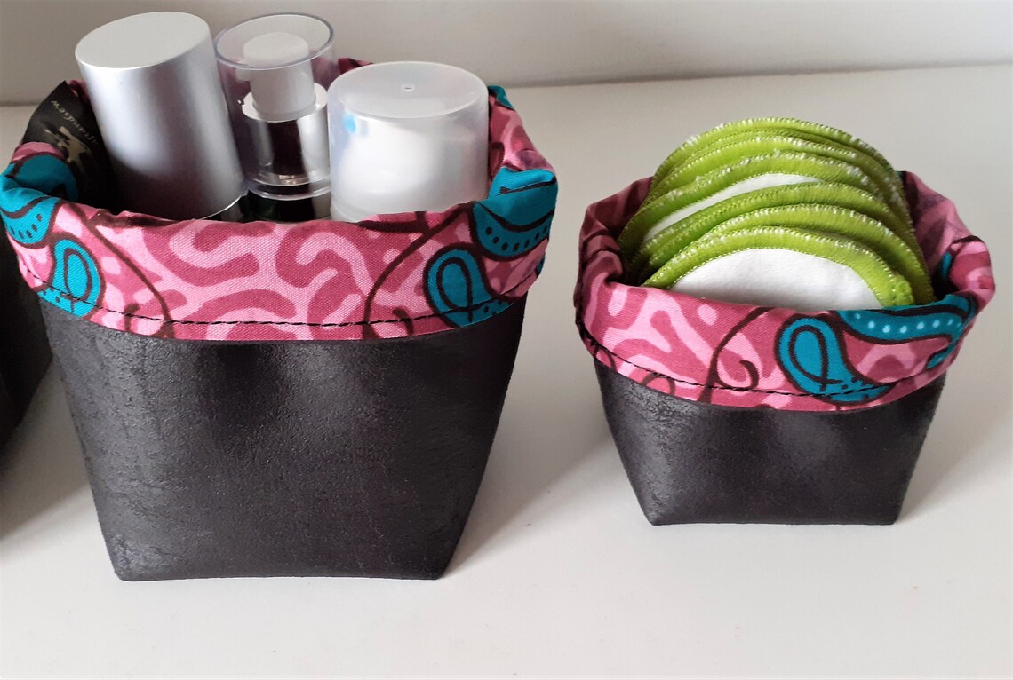 Set of 4 handmade storage baskets dressing table Etsy
