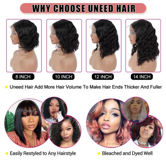 Sasha Crimp Style Lace Front 100% Human Hair - Etsy Sasha Crimp Style Lace Front 100% Human Hair - Etsy