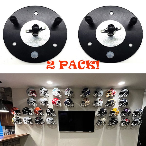 Football Helmet Wall Mount Floating Hovering Display Full Size & Mini Helmet NFL NCAA Sports Memorabilia Collectible