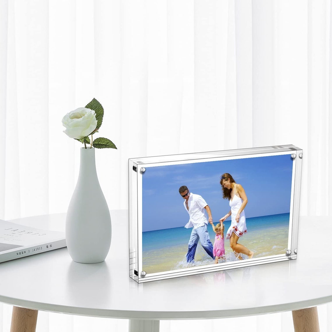 Clear Acrylic Photo Frame Package 20 Thicker Double Sided Etsy
