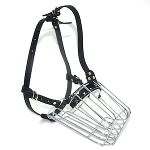 Muzzle for Dog metal German Shepherd, Muzzle for Dog, Muzzle for Large Dog
