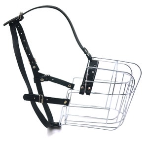 Wire Basket Dog Muzzle Great Dane Metal, Muzzle for Dog, Muzzle for Large Dog