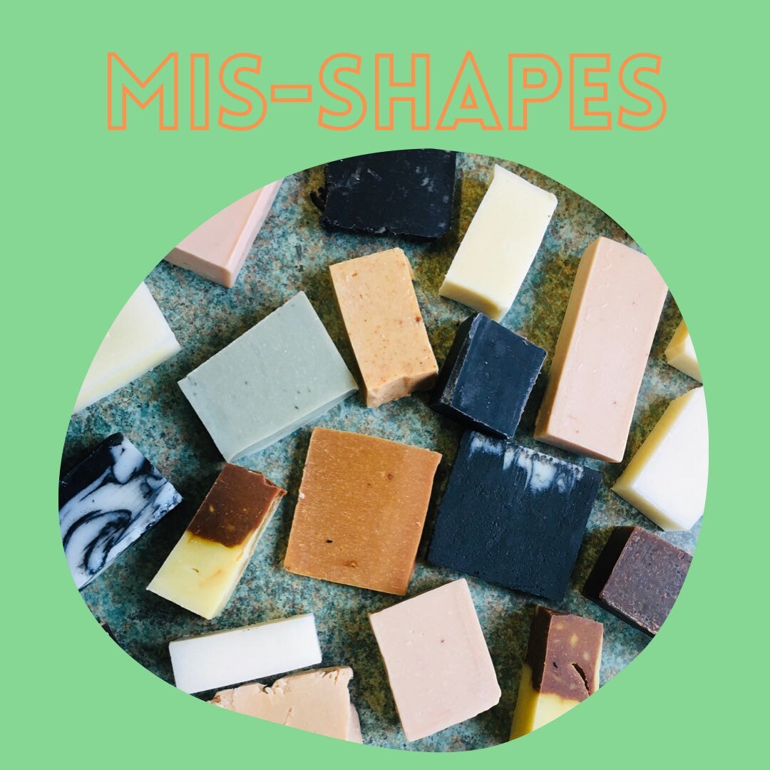 Misshape Soap Selection Offcut Soap Vegan Soap Handmade Etsy UK