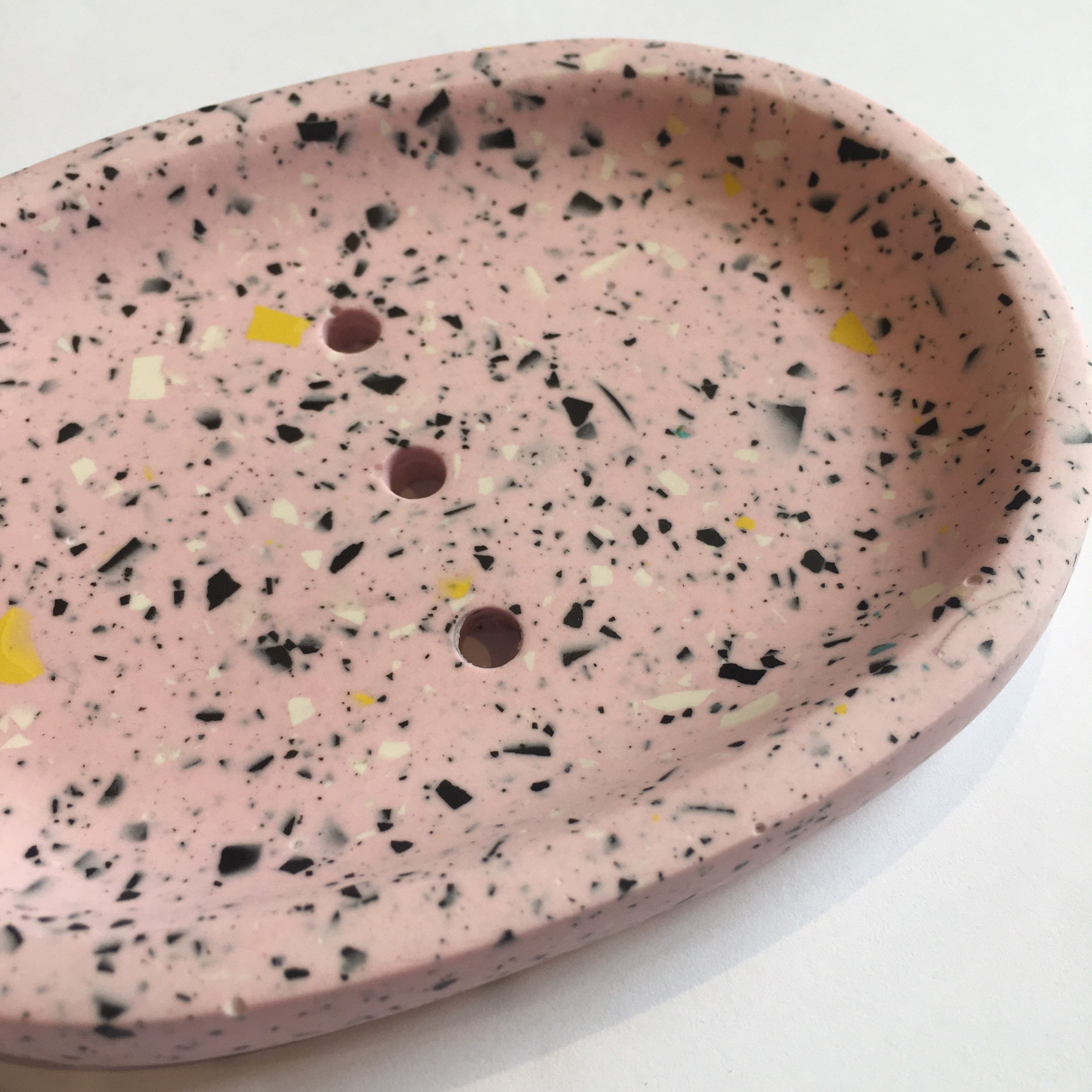 Pastel Soap Dish Jesmonite Handmade Soap Dish Soap Dish Etsy