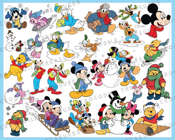 Download Free Disney Christmas Svg Winter Svg Christmas Svg Mickey Mouse Etsy SVG DXF Cut File