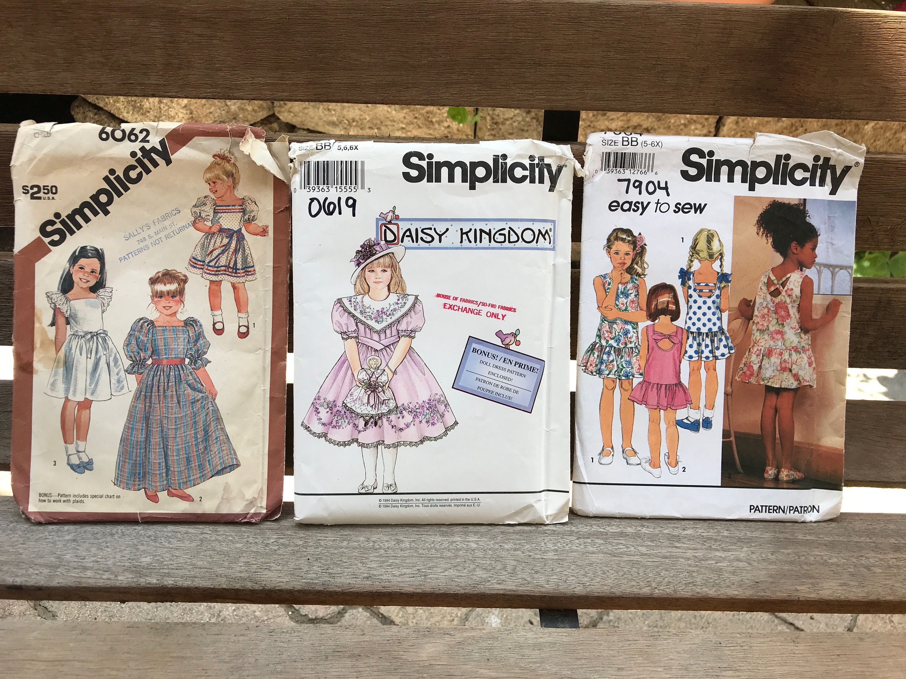 Vintage Sewing Pattern for Girls Simplicity 6062 Simplicity | Etsy