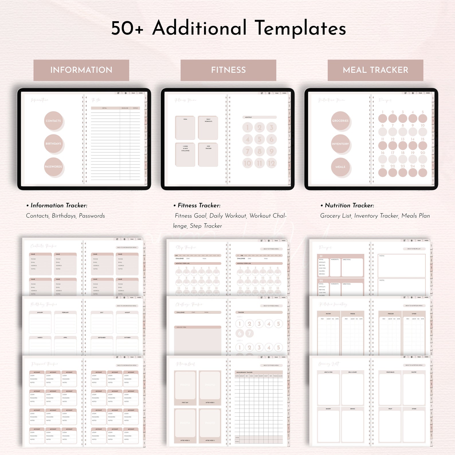 2023 2024 Digital Goodnotes Planner, Notability Planner, iPad Planner ...