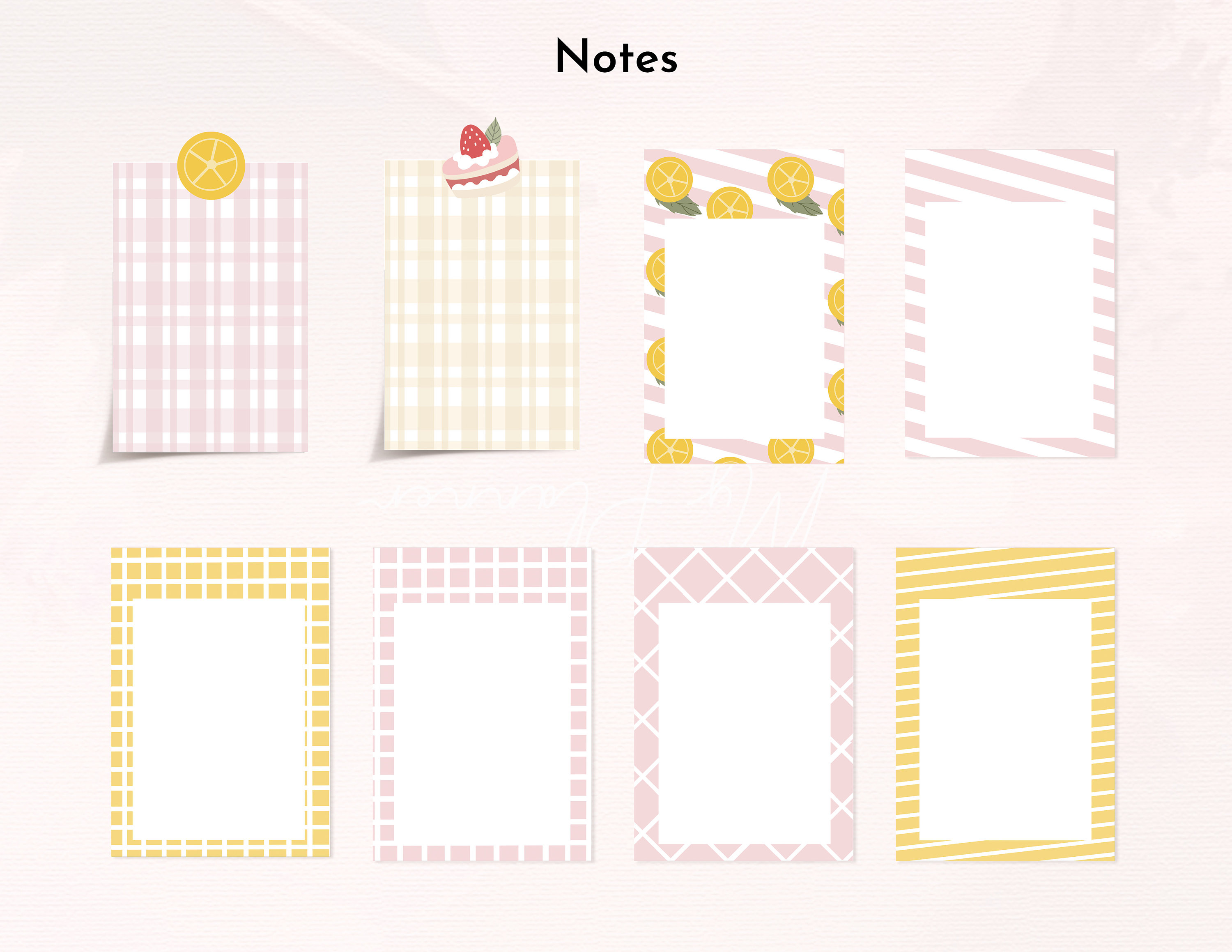 Sweet Notes Sticker Digital Stickers Cute Goodnotes Sticker Book Sticker PNG for - Etsy