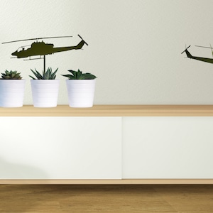 Huey Green Post Mount Laser Cut ARMY