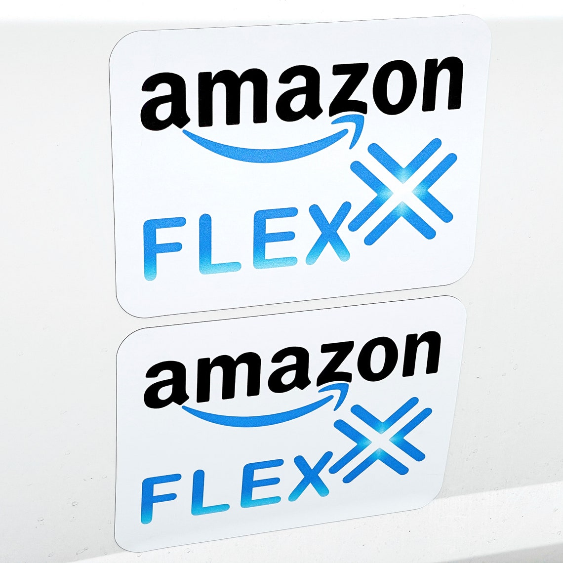 Pair of Amazon Flex Removable Vehicle Signs Etsy