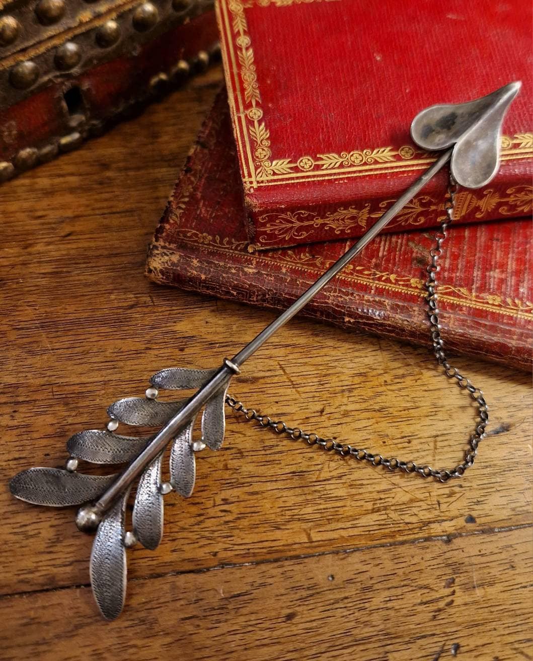Chunky Antique Silver Arrow Brooch 5.7 Inches Etsy Australia