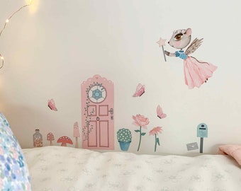 Fairy Door Wall Sticker Set