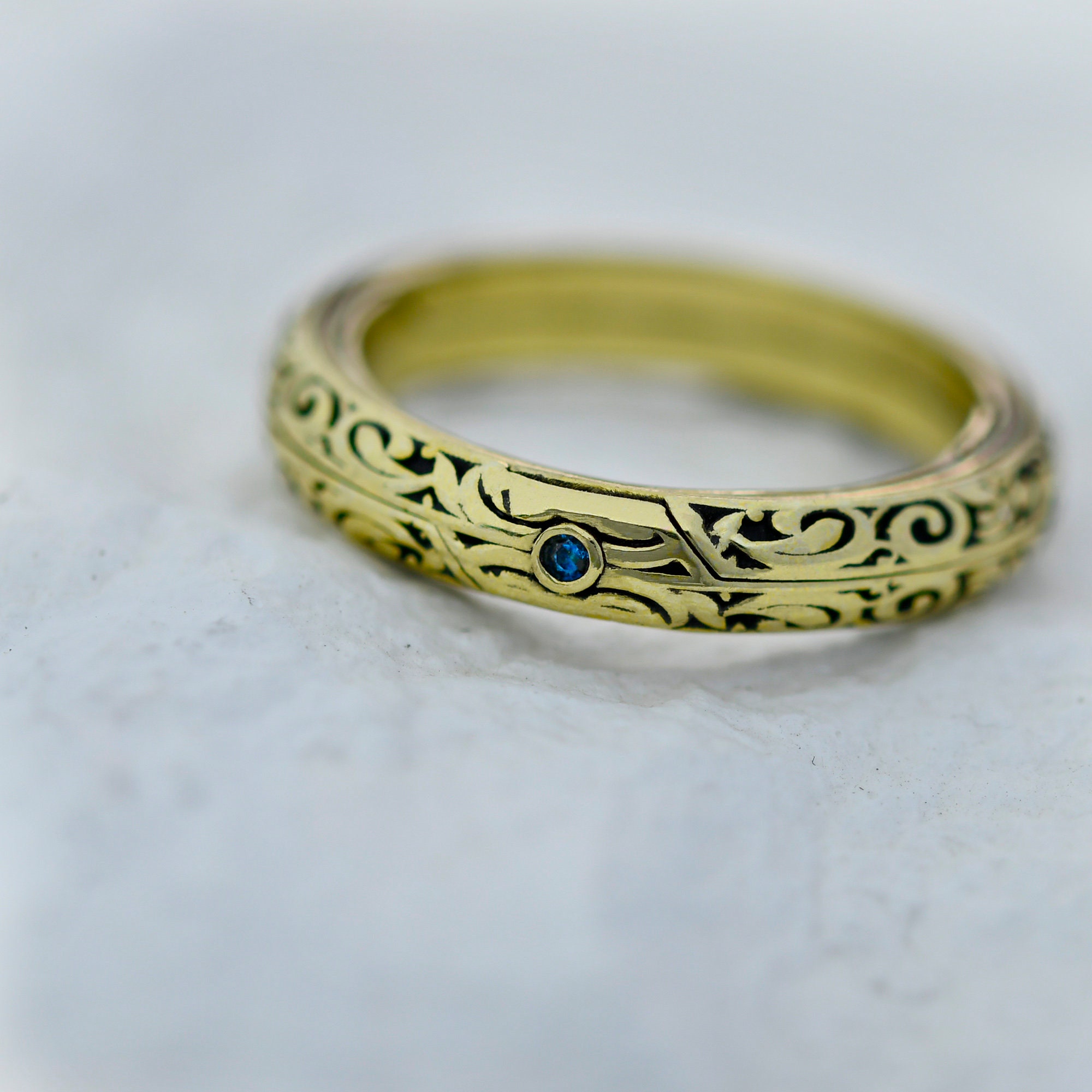 Personalized Birthstone Astronomical Engagement Ring | Unique Vintage Wedding Ring for Men/Women, Couple&#39;s Gift