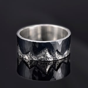 Einzigartiger Wikinger Band Ring Geschenk für Männer/Geburtstagsgeschenk Geschenk für Männer/Unique Wikinger Band/Engagement Ring