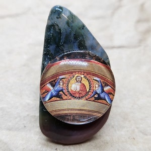 Ring with Jesus and Angels