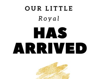 Cartões de boas-vindas para o marco do bebê - download instantâneo