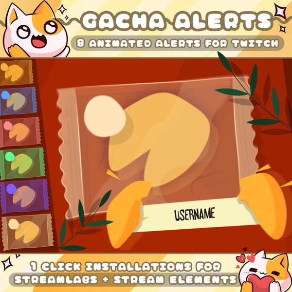 Gacha Cookie Alerts for Twitch Streamers