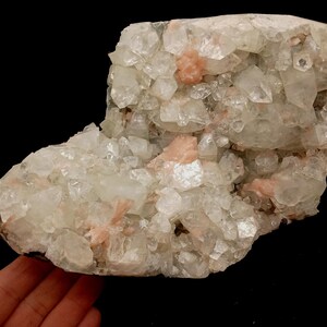 Grote 9-inch combinatie apofylliet en stilbiet uit Maharashtra, India, 7,96 pond