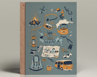 Have a wild adventure | A6 Greeting card