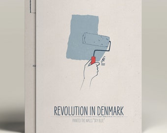 Danish Illustrated A6 Postcard | Revolution in Denmark