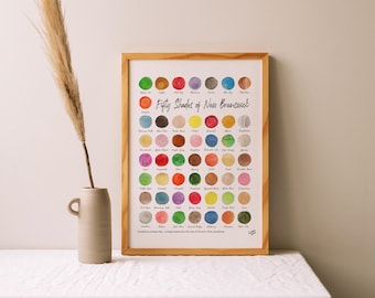 New Brunswick Print, New Brunswick Art, Shades of New Brunswick