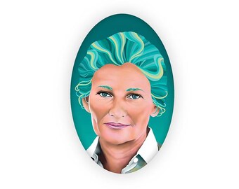 Broche cultural Simone Veil y su libro electrónico Accroche-coeur