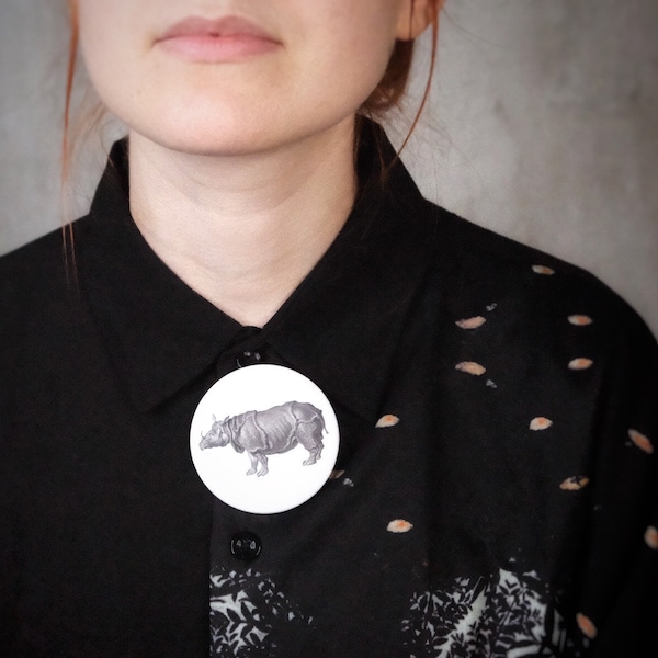 Broche Rhinocéros