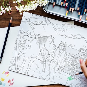 Adult Coloring Book | 5 Beautiful Fantasy Coloring Pages For Relaxation | Perfect As An At Home Activity