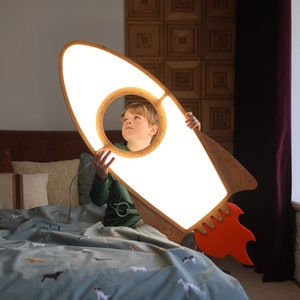 Etsy spaceship lamp hot sale