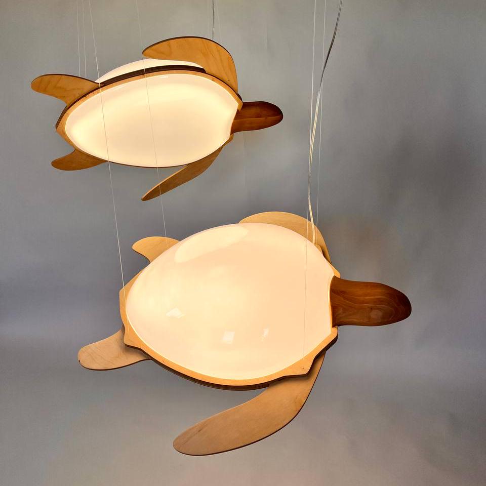 Handmade Sea Turtle Lamp: Coastal Dining Lighting - Etsy