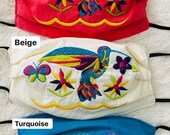 Embroidered Washable, 100 cotton Face masks, Re-Usable Face Mask, Face Cover, Nice Mask, sugar skull mask