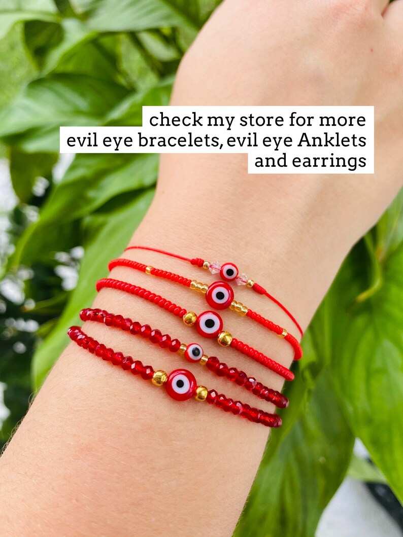 Evil eye CRISTAL Evil eye Bracelet Etsy