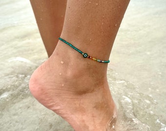 7 Chakra Anklet, Chakra Anklet, Balance Anklet