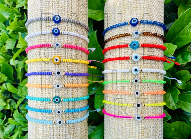 Dainty Evil Eye Bracelets image 1