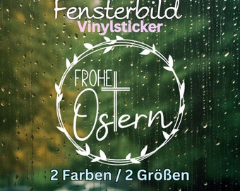 Oster-Fensteraufkleber Set – 6 Bögen Mit „He Is Risen“ Motiven, Abziehbar & Wiederverwendbar