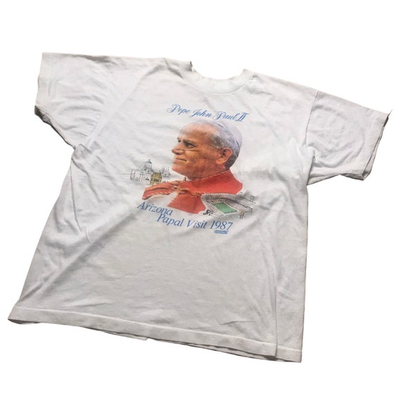 Vintage 1987s Arizona Papal Visit Pope John Paul I