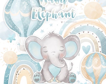 Elephant Watercolor Etsy